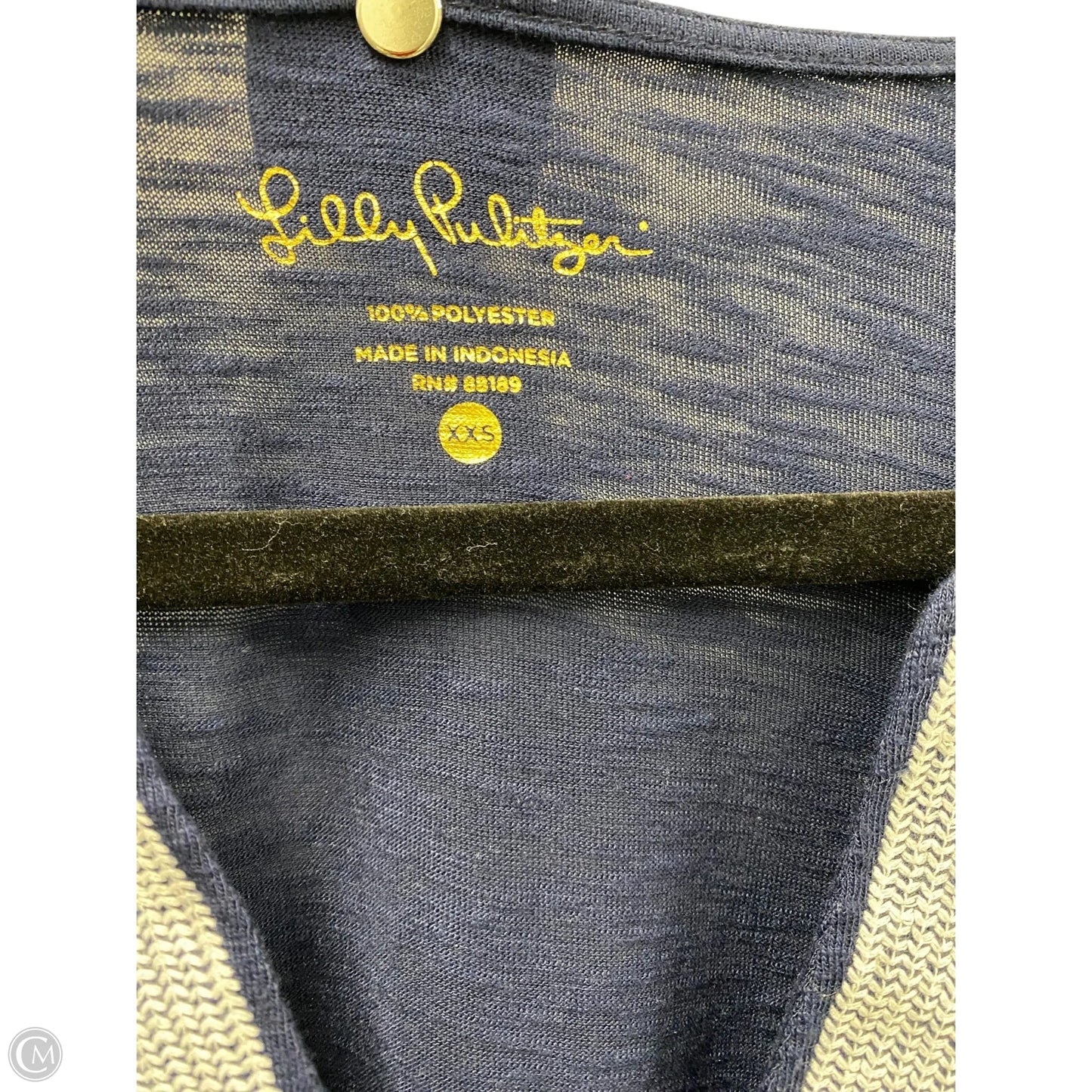 Dress Designer By Lilly Pulitzer In Blue & White, Size: Xxs