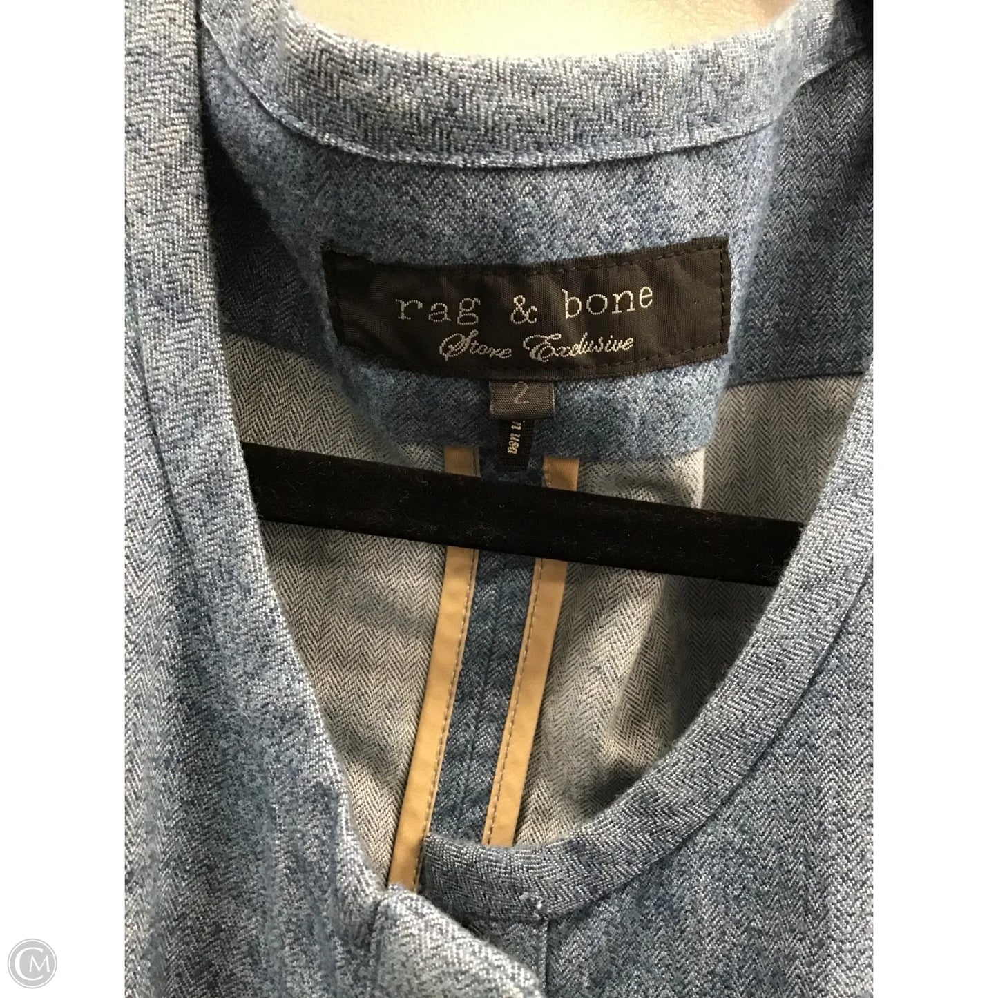 Dress Casual Short By Rag And Bone In Blue Denim, Size: 2