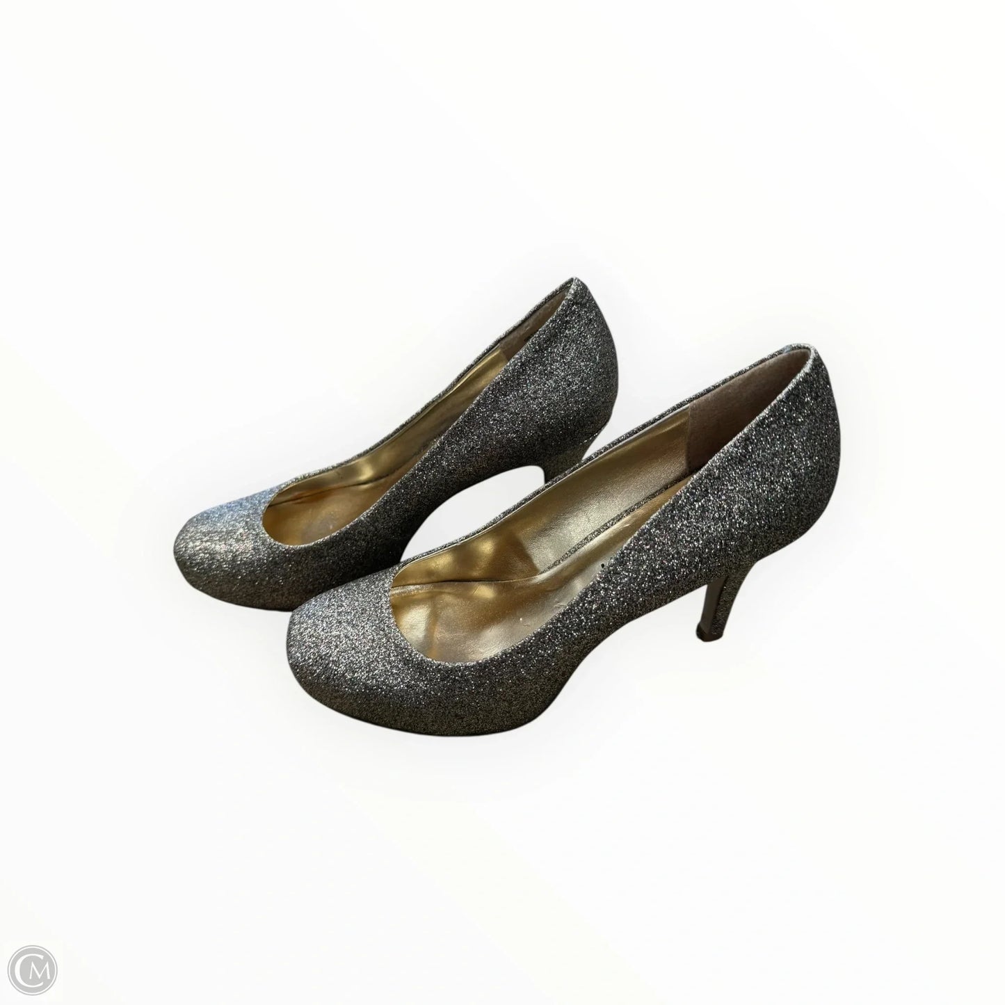 Shoes Heels Stiletto By Madden Girl In Gold, Size: 6