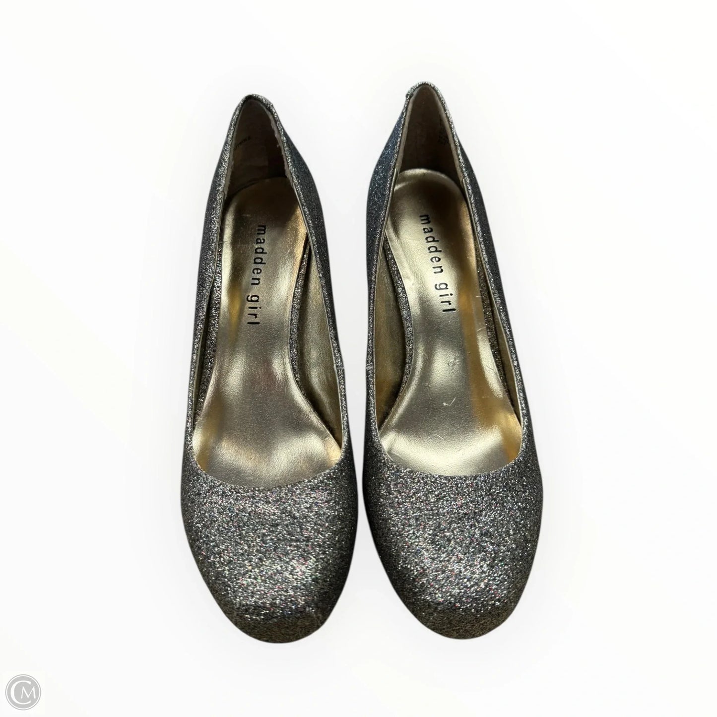 Shoes Heels Stiletto By Madden Girl In Gold, Size: 6