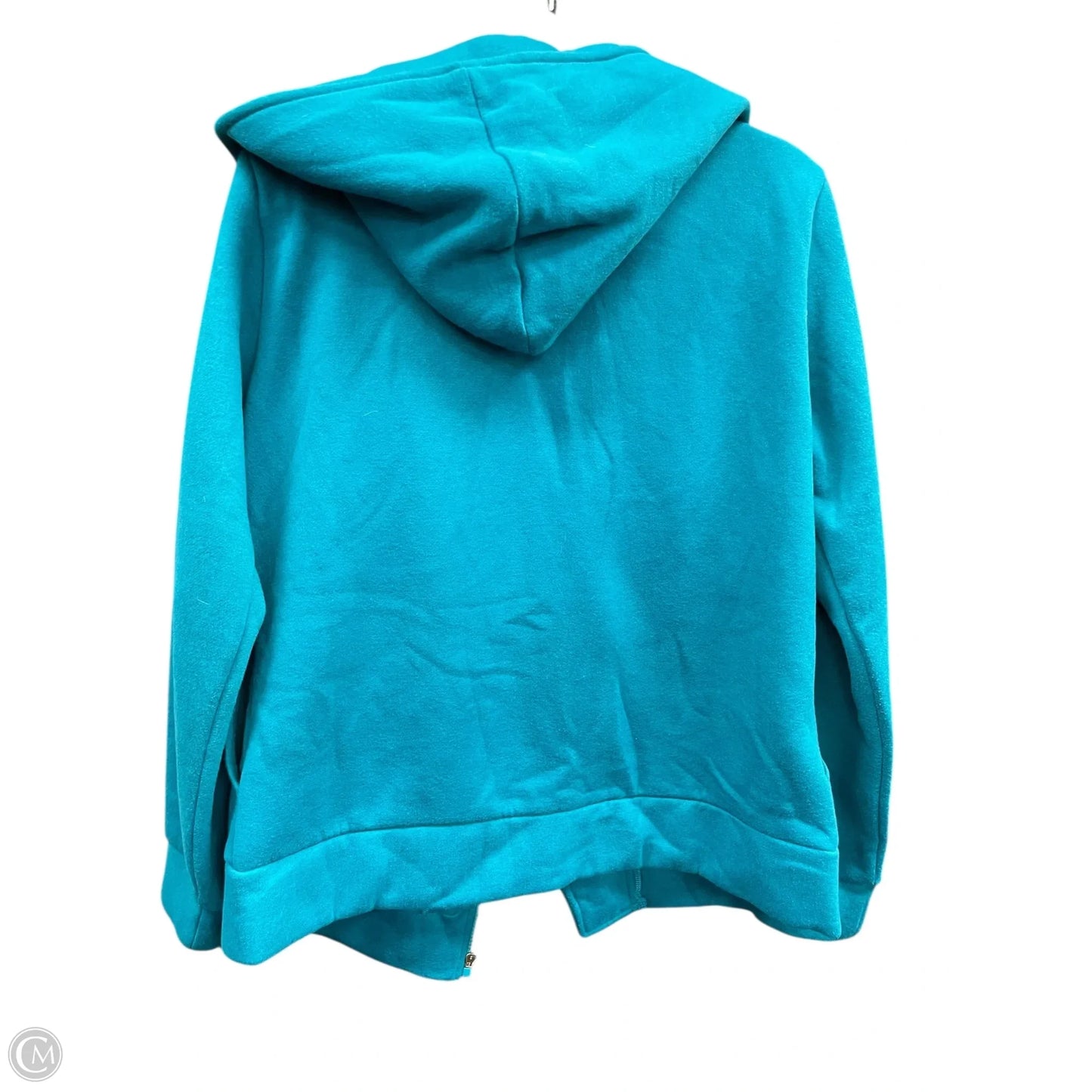Jacket Fleece By Clothes Mentor In Teal, Size: L