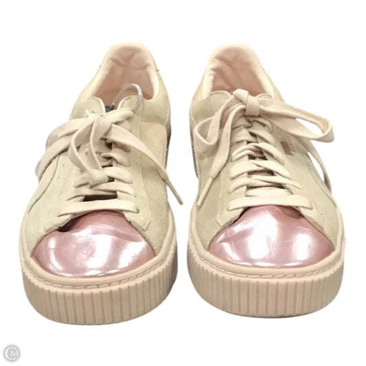 Shoes Sneakers By Puma In Pink, Size: 8