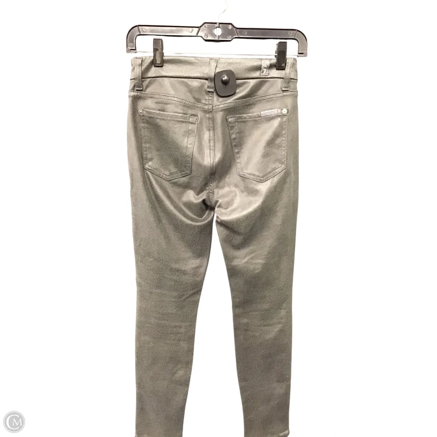 Jeans Skinny By 7 For All Mankind In Grey, Size: 2