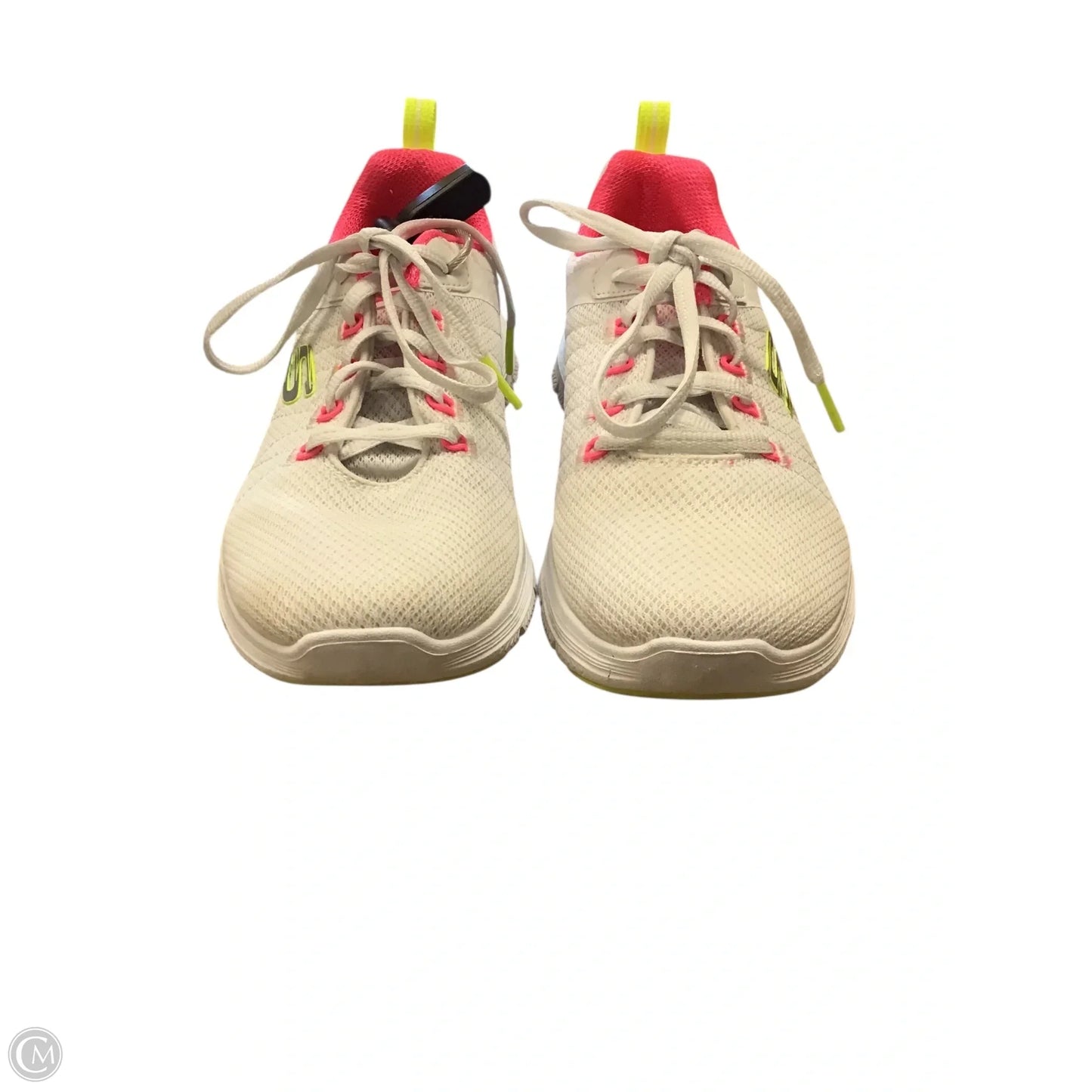 Shoes Athletic By Skechers In Pink & White, Size: 5.5