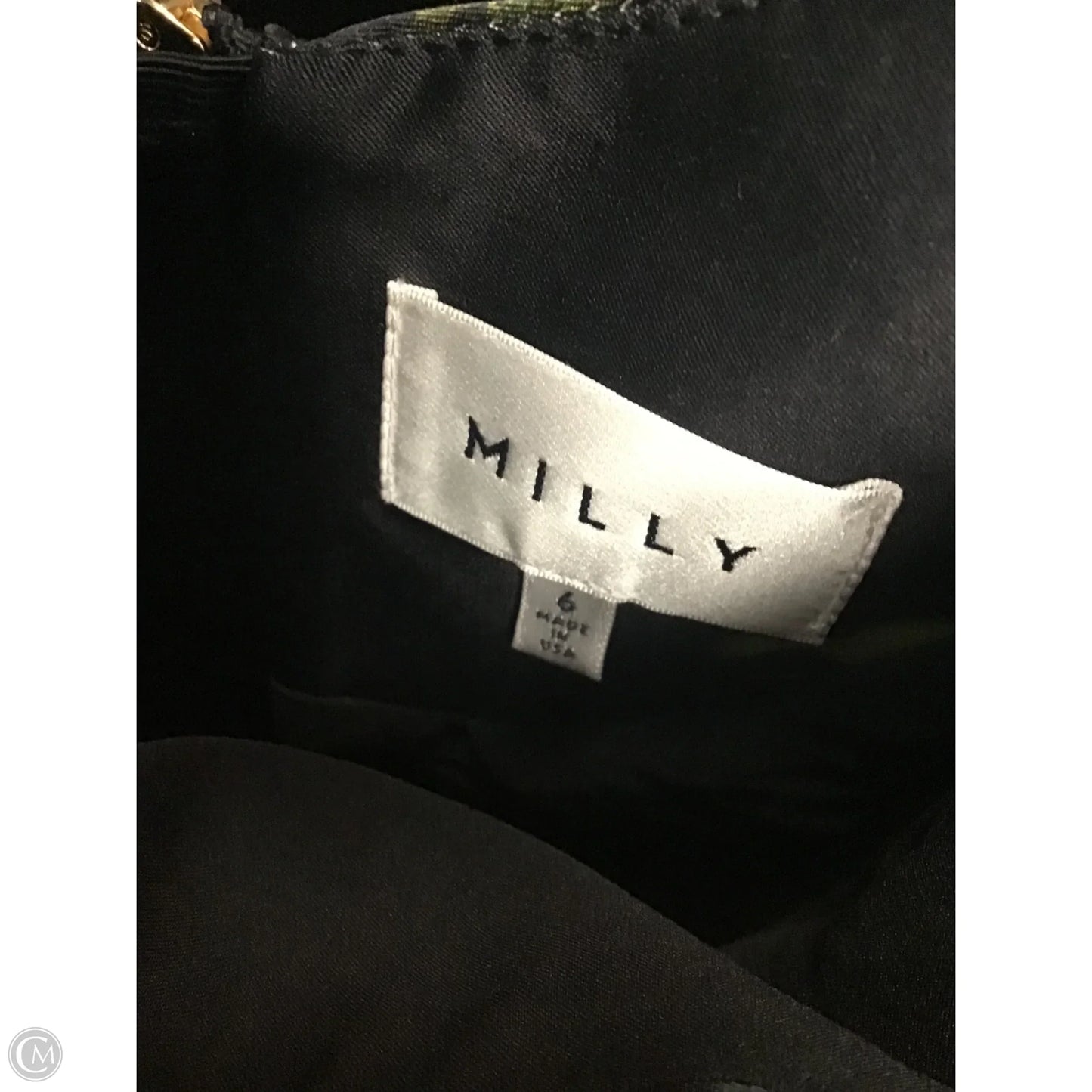 Dress Designer By Milly In Black & Pink, Size: 6