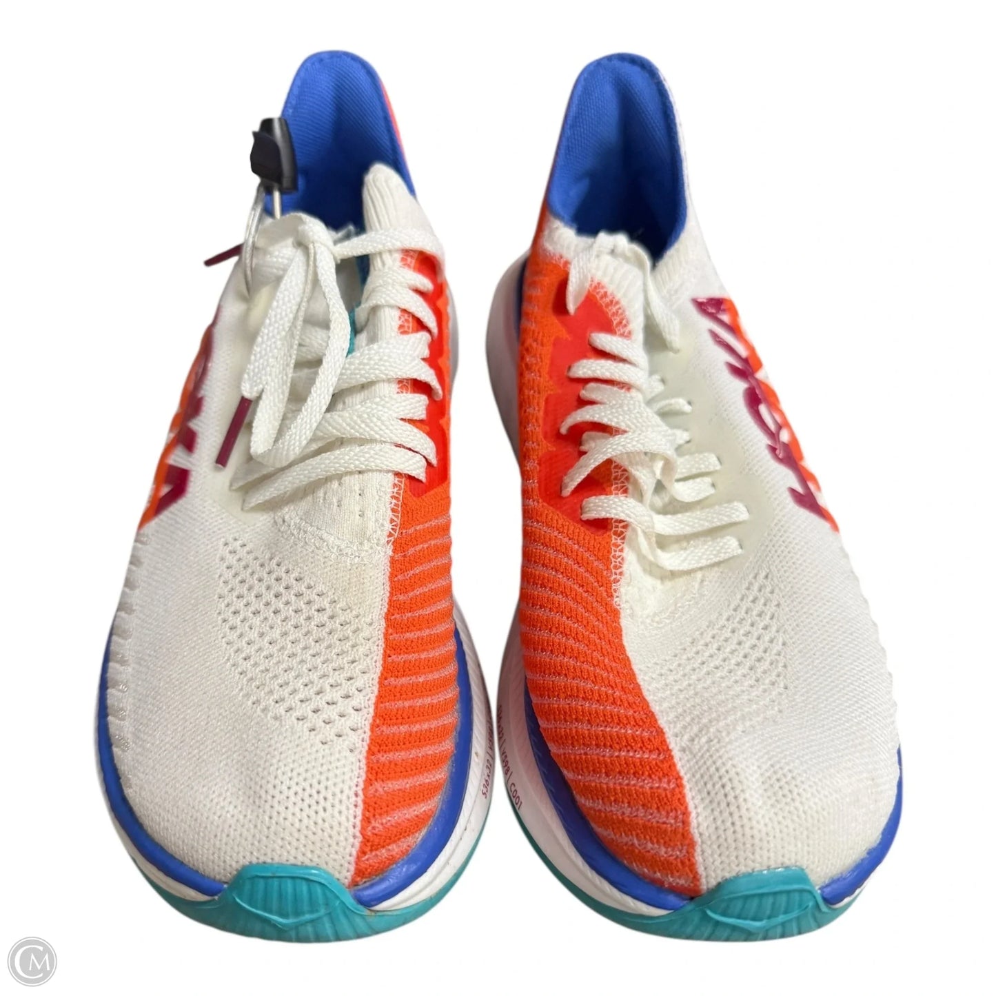 Shoes Athletic By Hoka In Orange & White, Size: 7.5