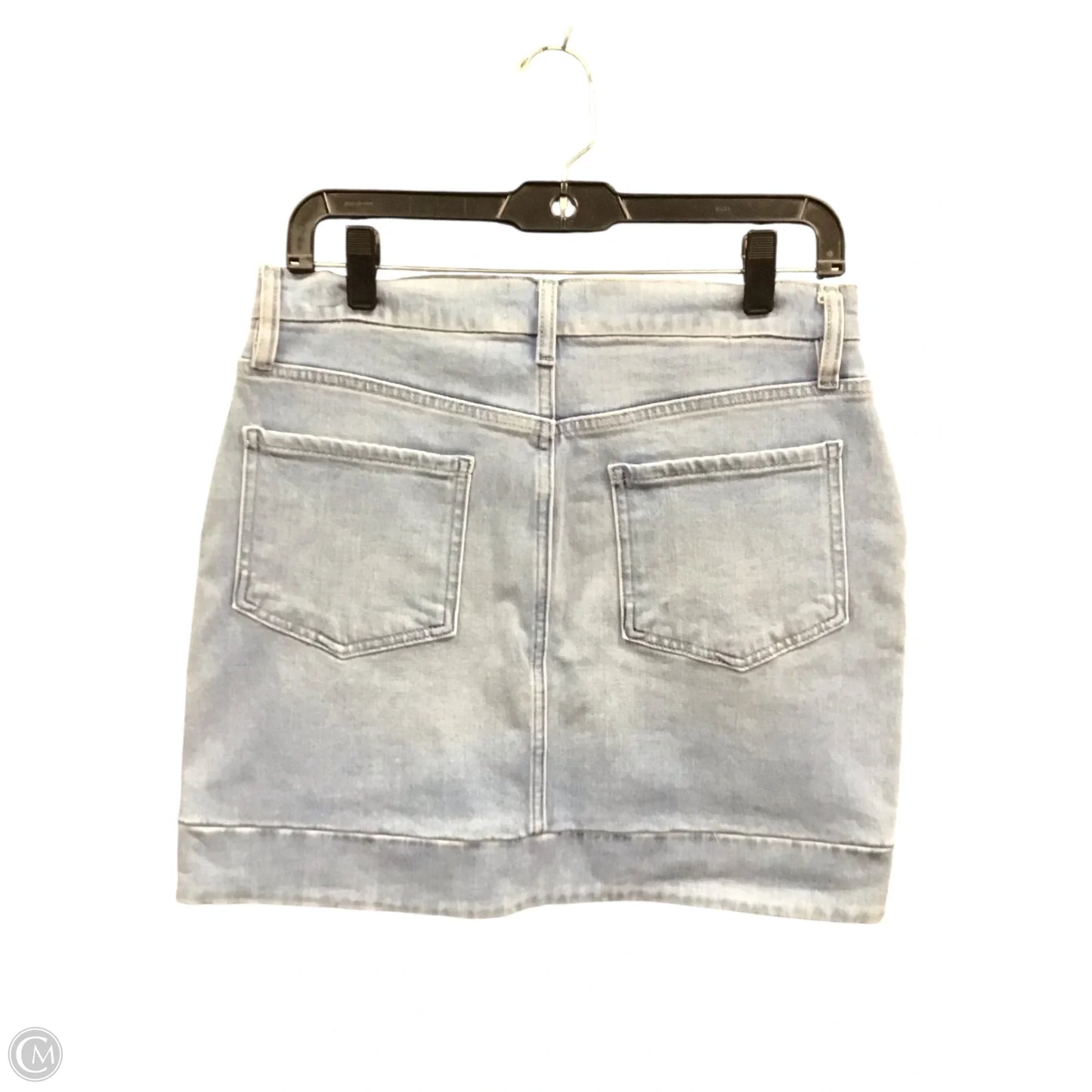 Skirt Mini & Short By Frame In Blue Denim, Size: Xs