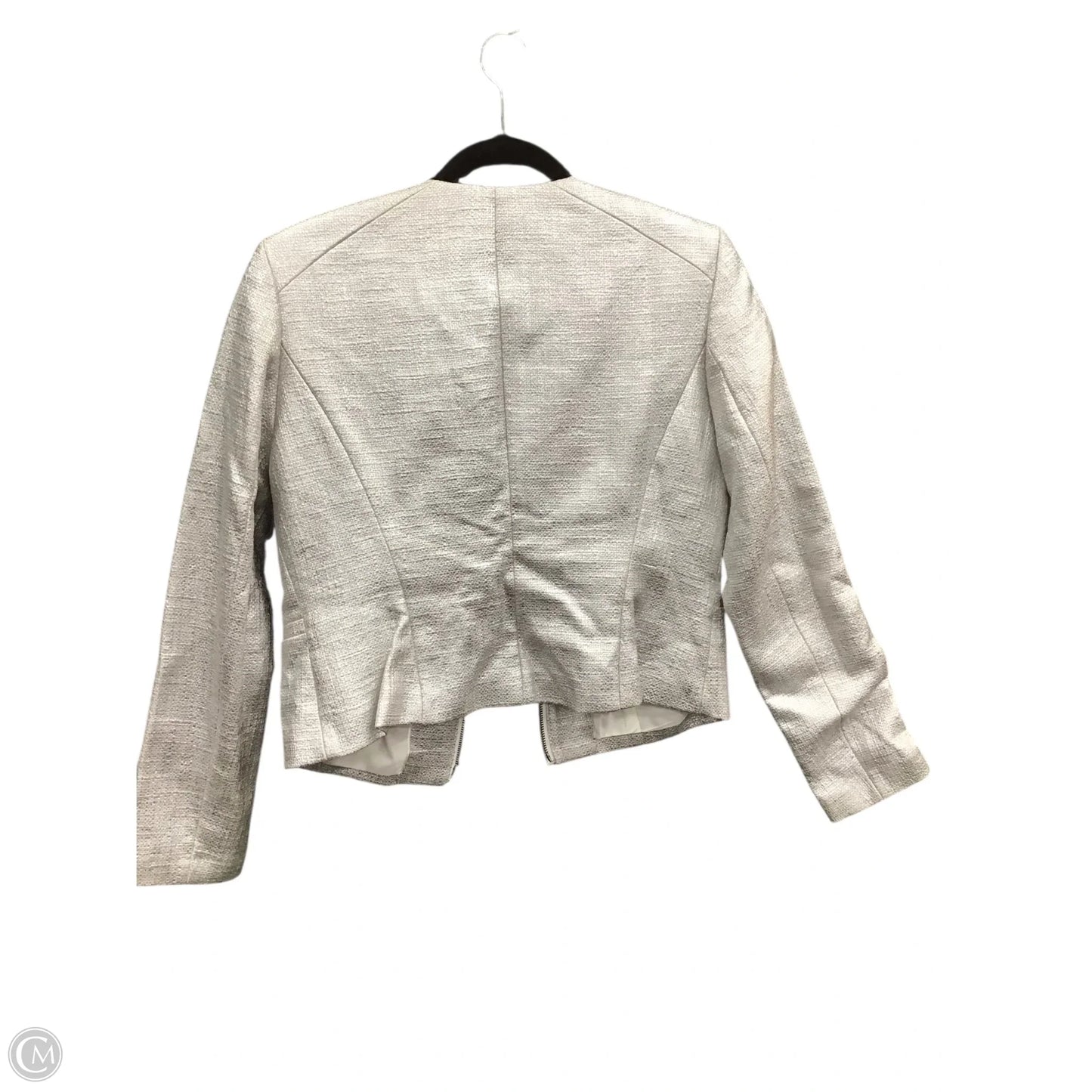 Blazer By White House Black Market In Silver, Size: 8