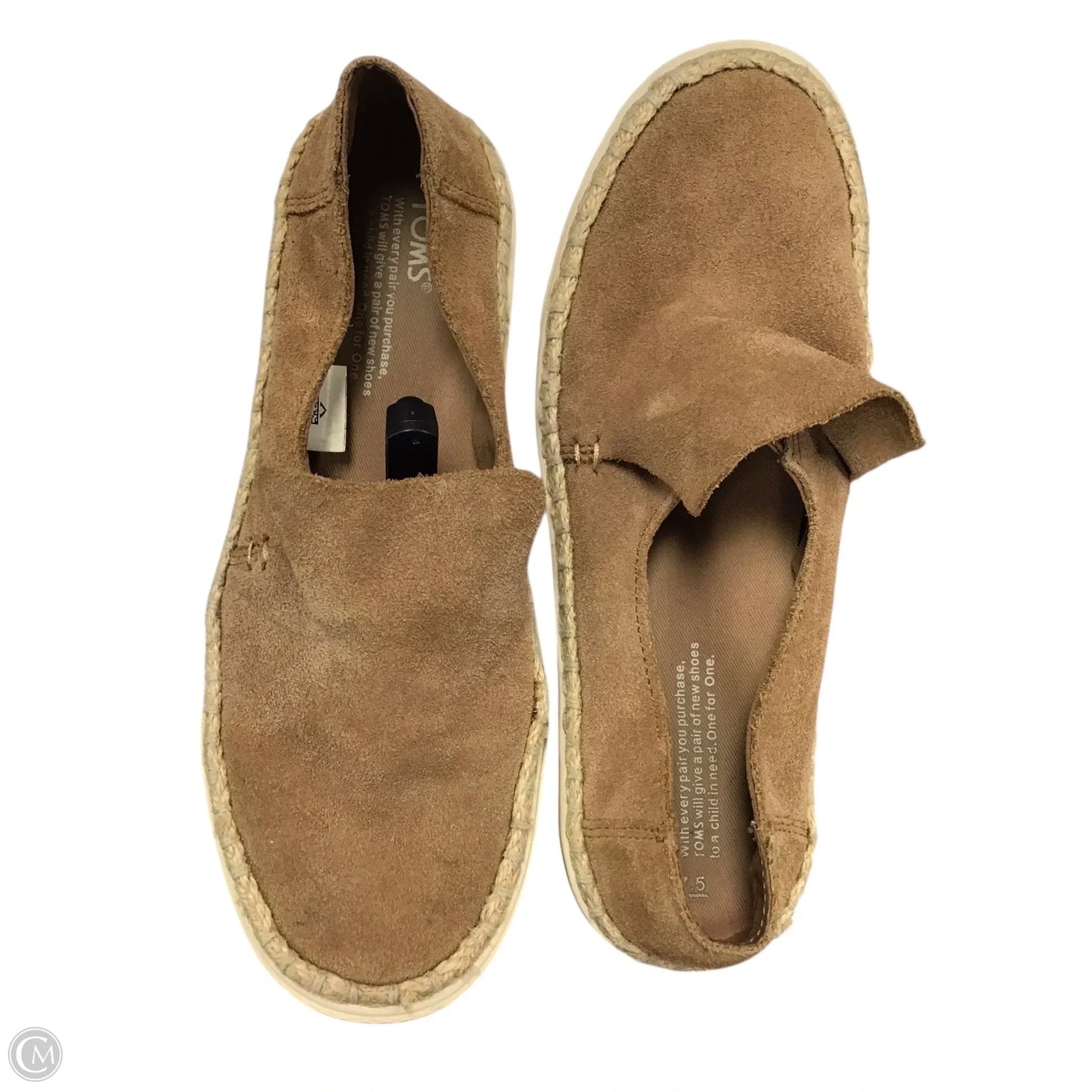 Shoes Sneakers By Toms In Brown, Size: 7.5