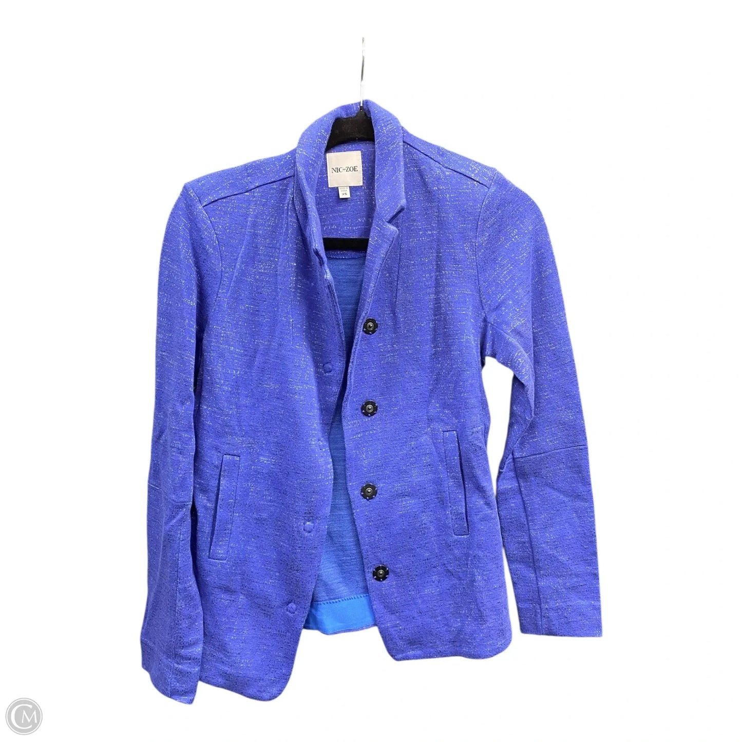 Blazer By Nic + Zoe In Blue, Size: Xs