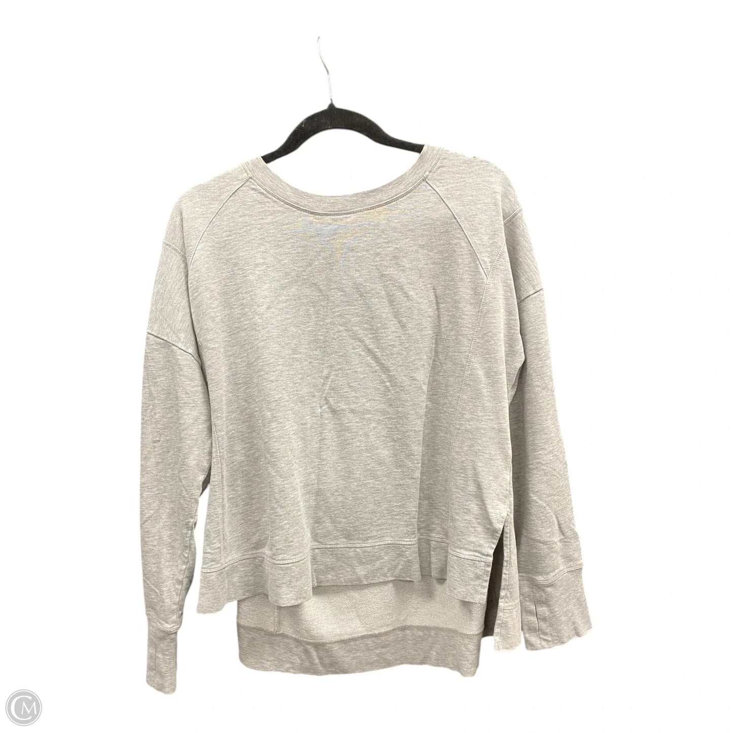 Athletic Sweatshirt Crewneck By Sweaty Betty In Grey, Size: Xl