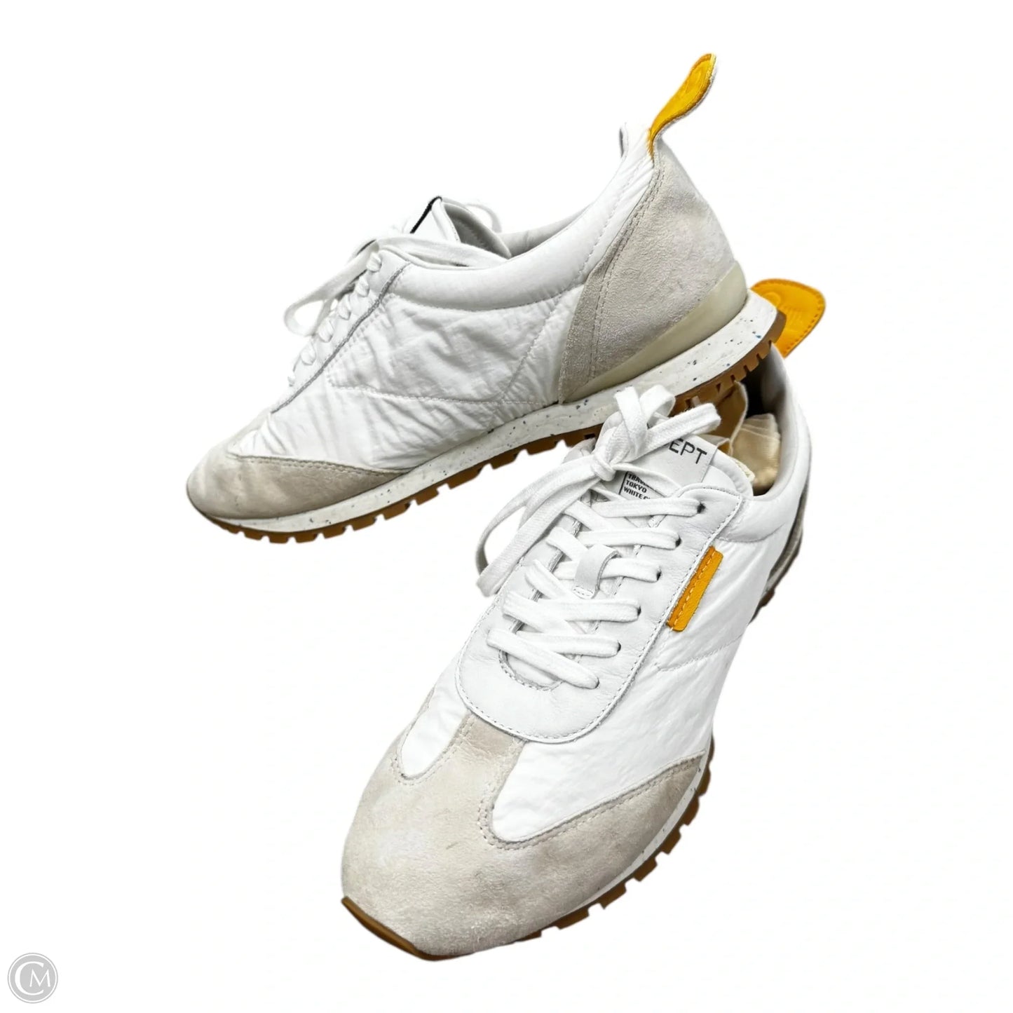 Shoes Sneakers By Cma In Tan & White, Size: 7