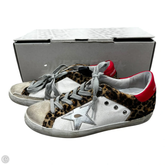 Shoes Luxury Designer By Golden Goose In Animal Print, Size: 7