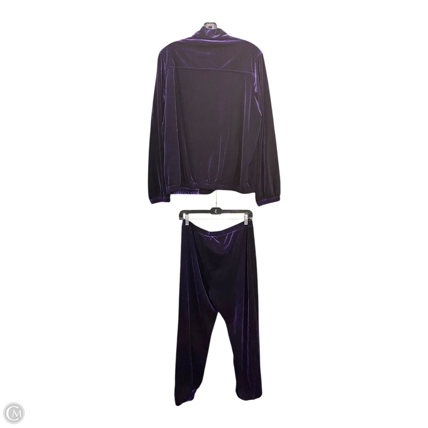 Lounge Set Pants By Chicos In Purple, Size: M