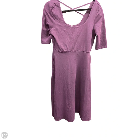 Dress Casual Midi By Pact In Purple, Size: L