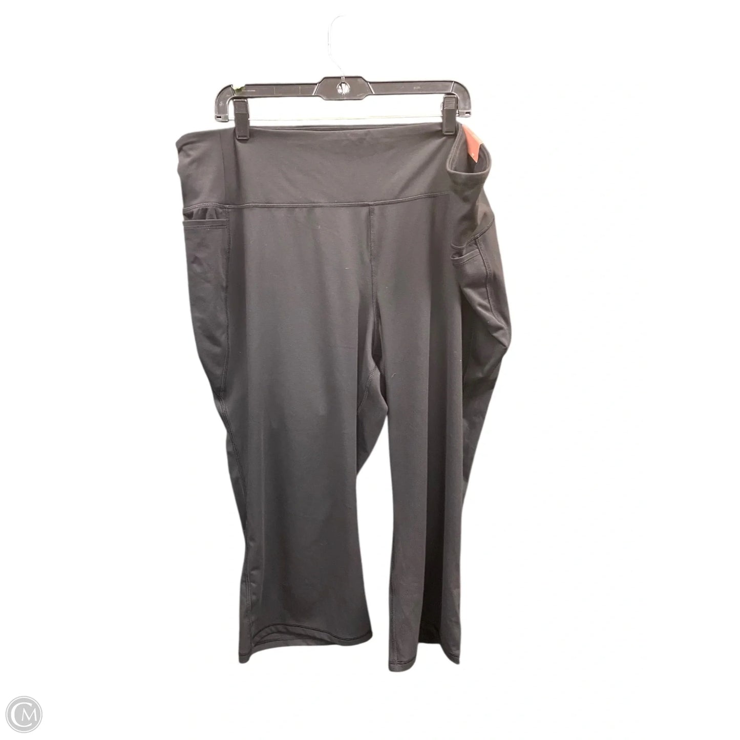 Athletic Leggings Capris By Livi Active In Black, Size: 4x