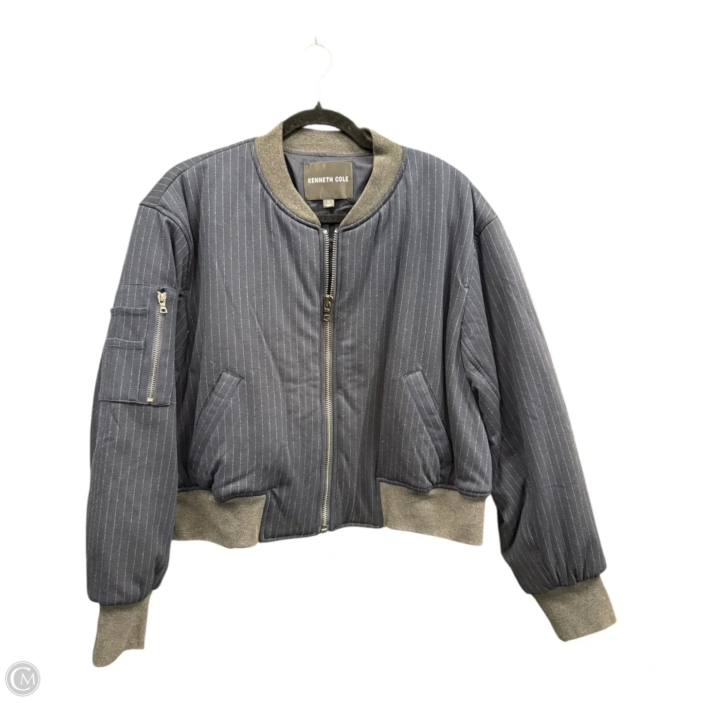 Jacket Other By Kenneth Cole In Black & Gold, Size: Xl