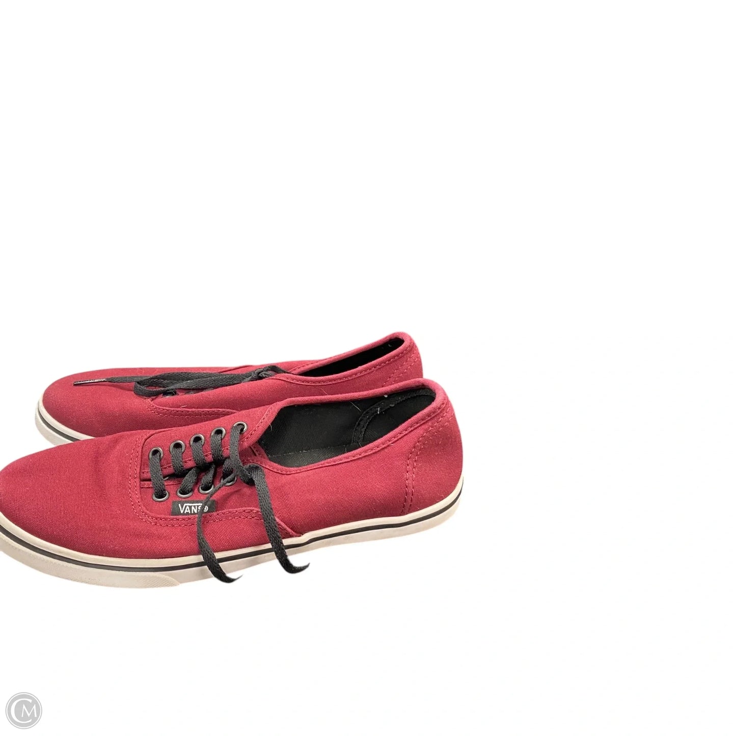 Shoes Sneakers By Vans In Maroon, Size: 7