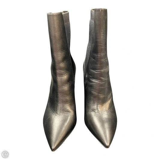 Boots Ankle Heels By Aldo In Black, Size: 10