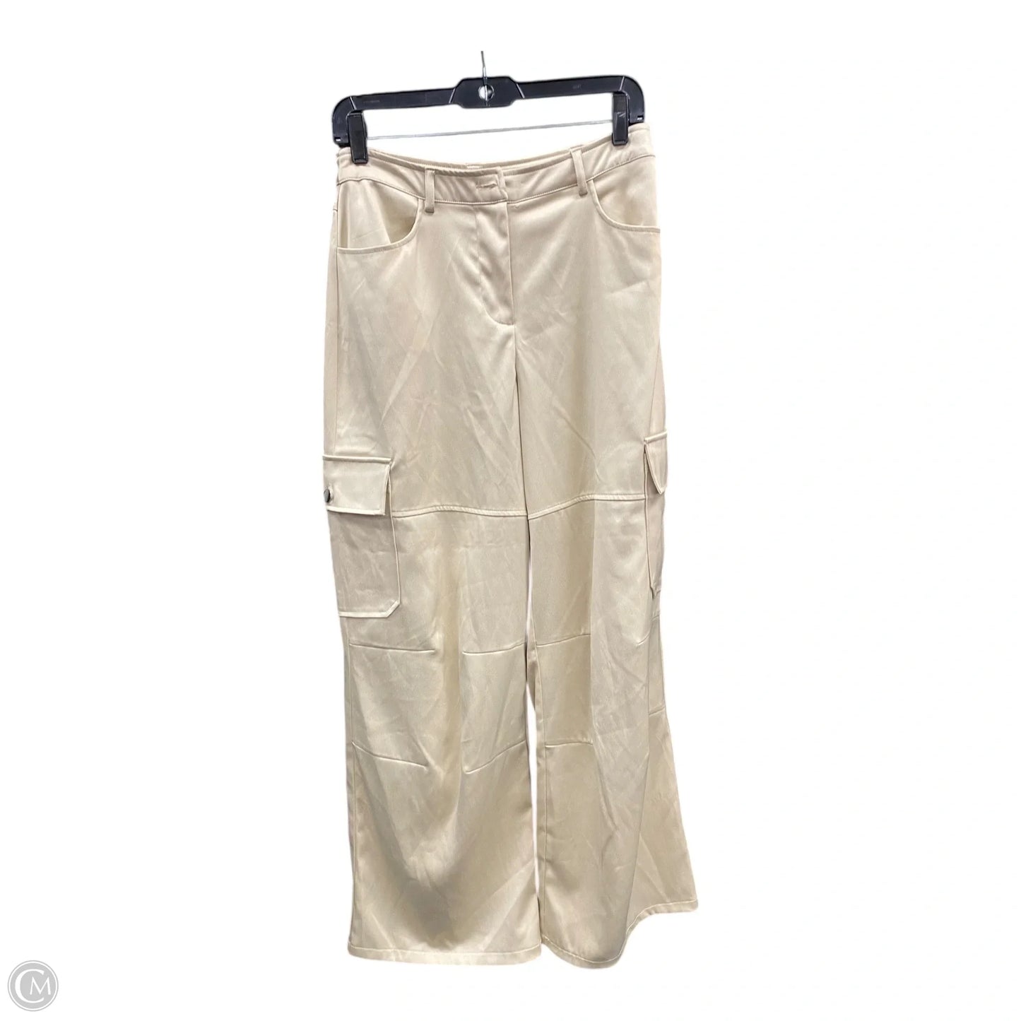 Pants Wide Leg By Forever 21 In Cream, Size: S