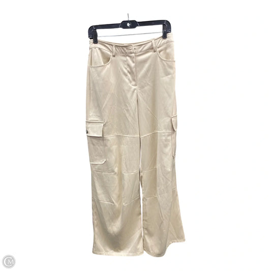 Pants Wide Leg By Forever 21 In Cream, Size: S