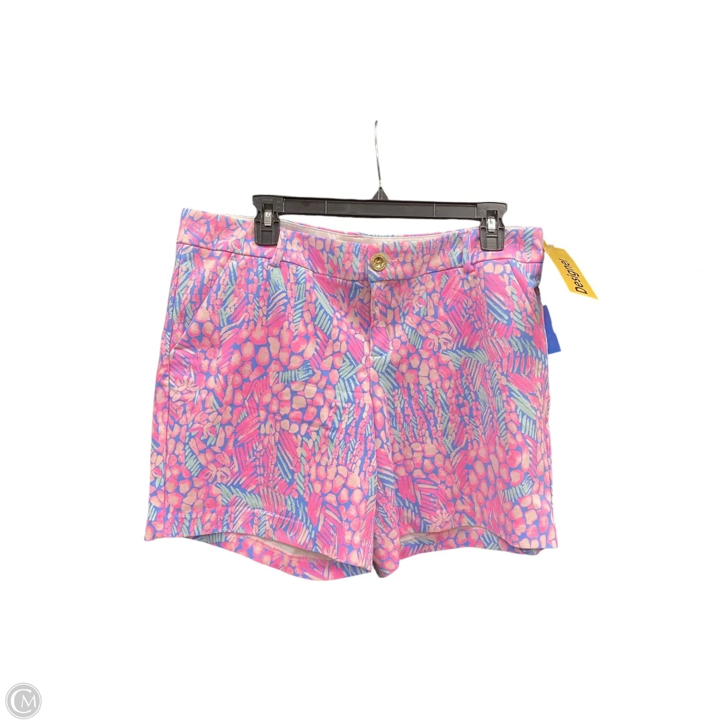 Shorts Designer By Lilly Pulitzer In Blue & Pink, Size: 12