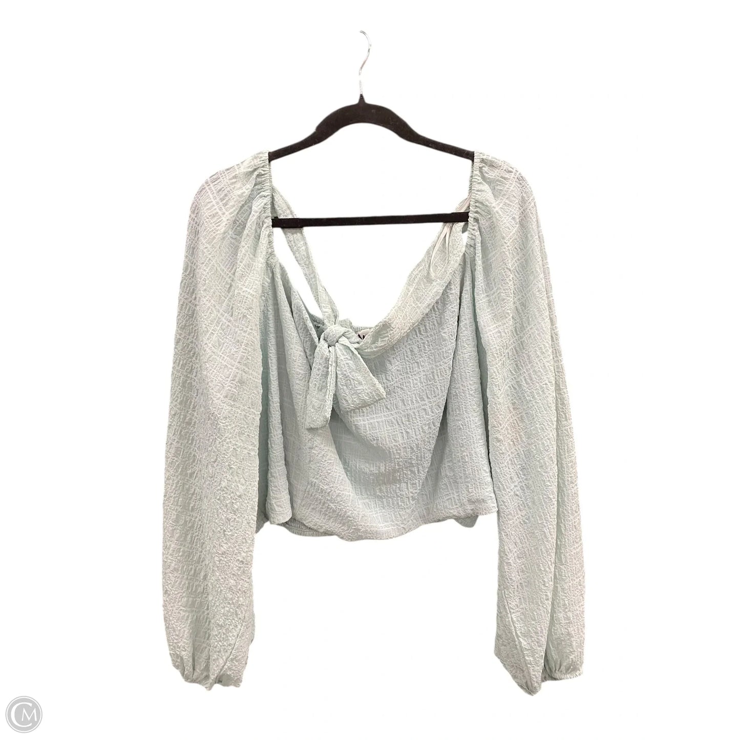 Blouse Long Sleeve By Arula In Green, Size: 3x