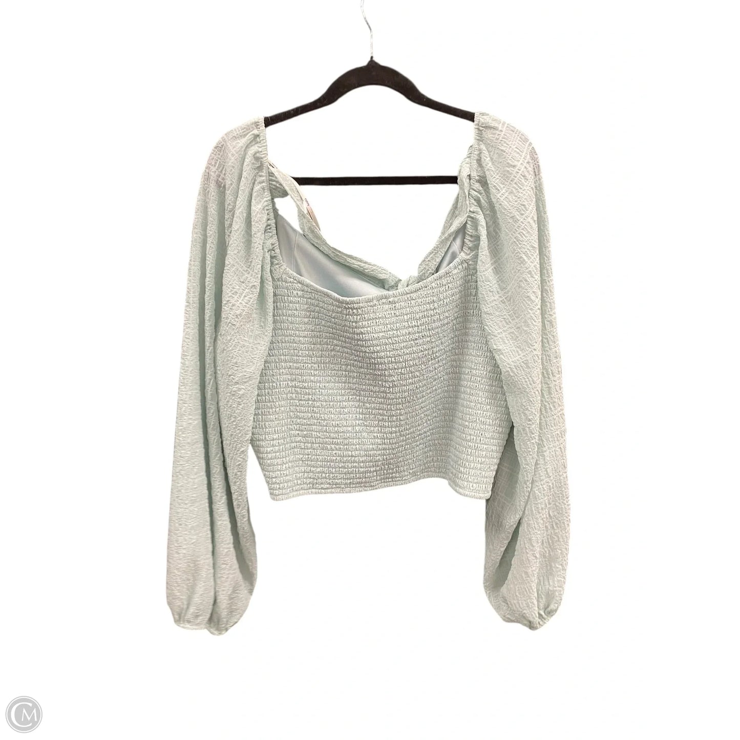 Blouse Long Sleeve By Arula In Green, Size: 3x