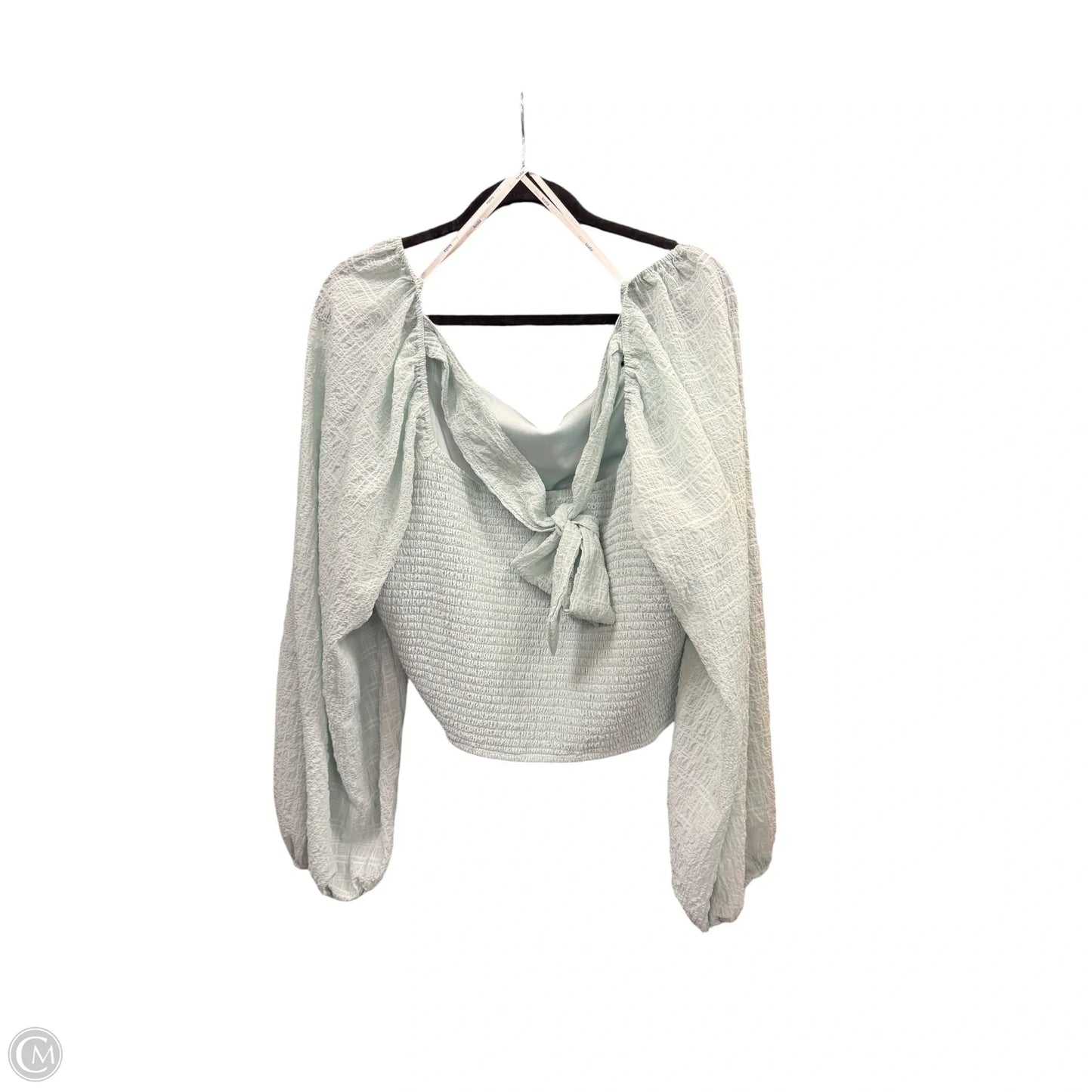 Blouse Long Sleeve By Arula In Green, Size: 3x