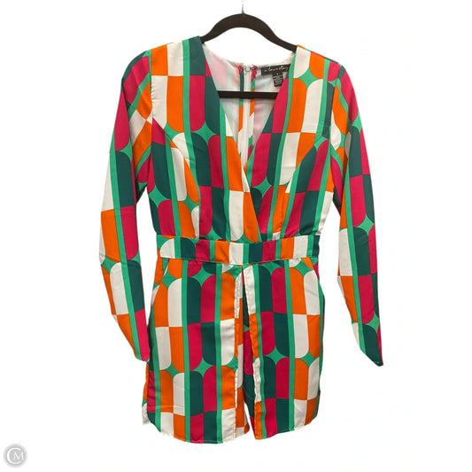 Romper By A Love Story In Green & Orange, Size: S