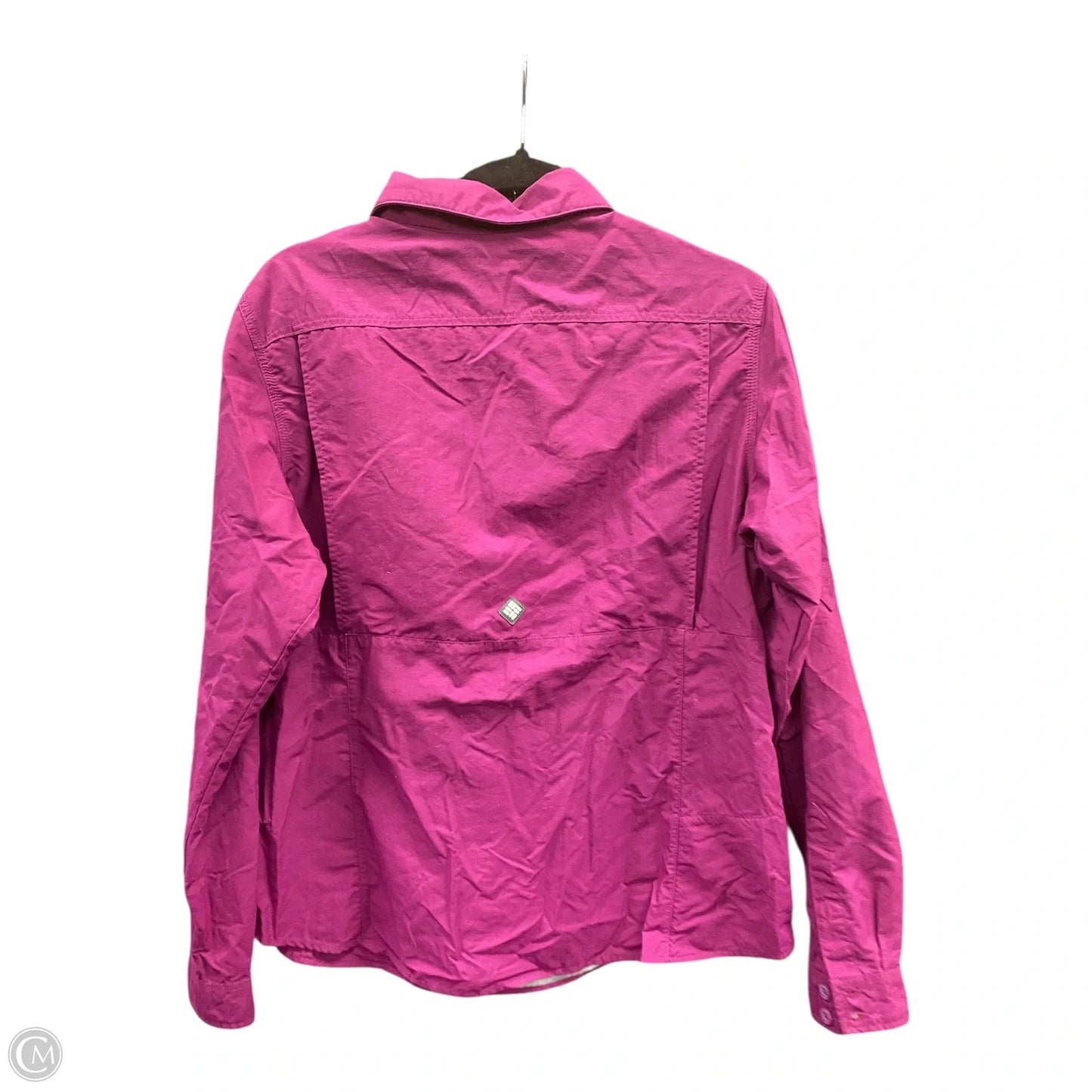 Blouse Long Sleeve By Columbia In Maroon, Size: Xl