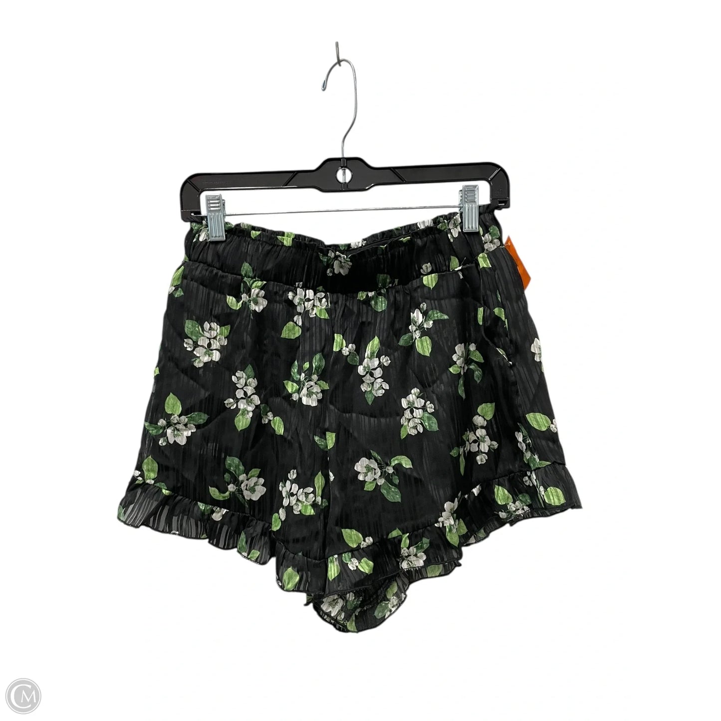 Shorts By Blue Rain In Black & Green, Size: M