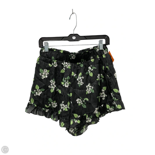 Shorts By Blue Rain In Black & Green, Size: M