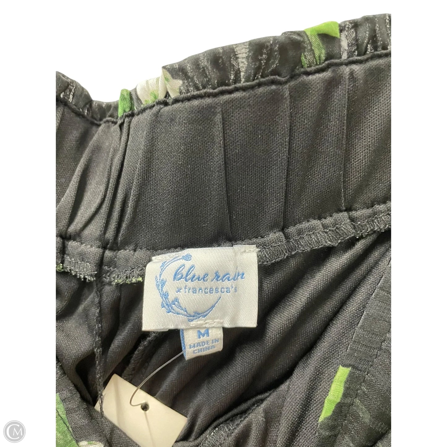 Shorts By Blue Rain In Black & Green, Size: M