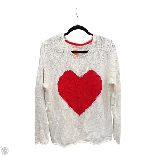 Sweater By Christian Siriano In Red & White, Size: Xl