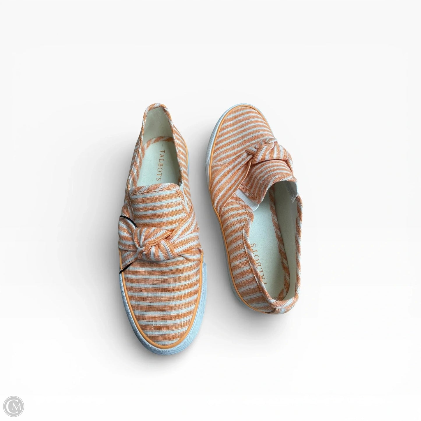 Shoes Sneakers By Talbots In Orange & White, Size: 7