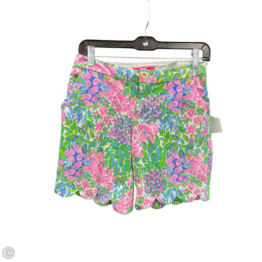 Shorts Designer By Lilly Pulitzer In Blue & Pink, Size: 2