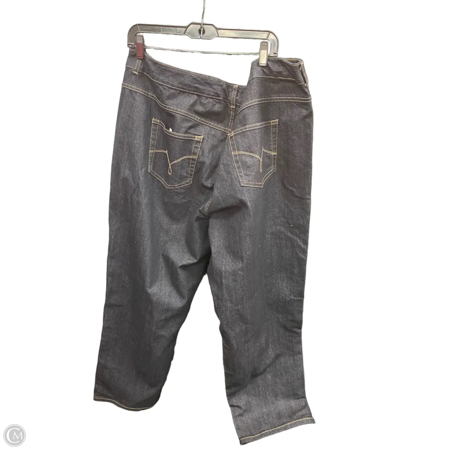 Jeans Straight By Clothes Mentor In Blue Denim, Size: 4x