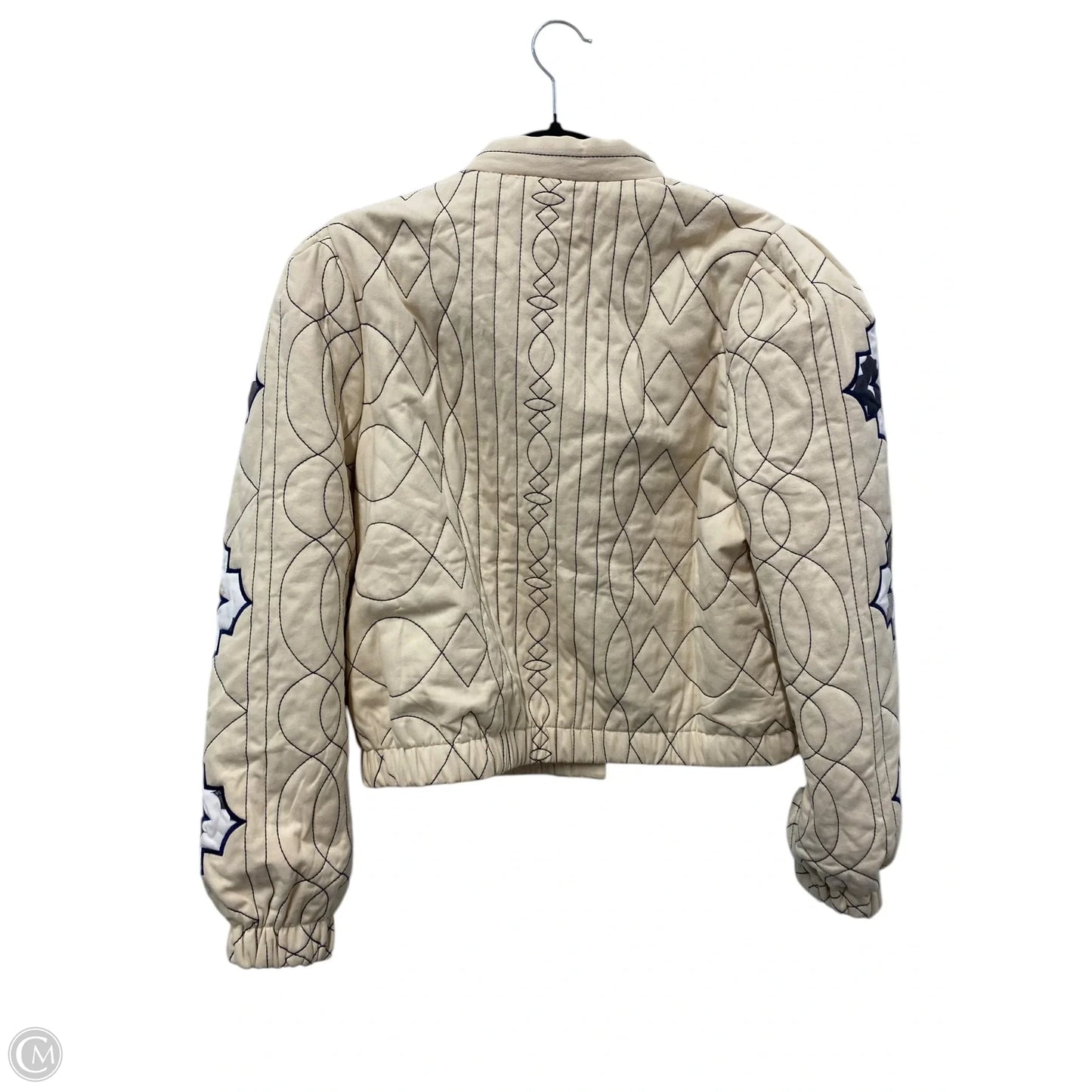 Jacket Other By Fabrik In Black & Tan, Size: M