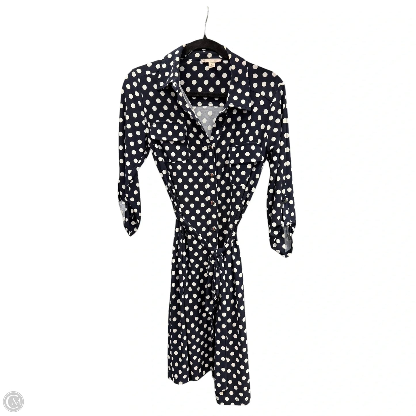 Dress Casual Short By Dressbarn In Polkadot Pattern, Size: 6