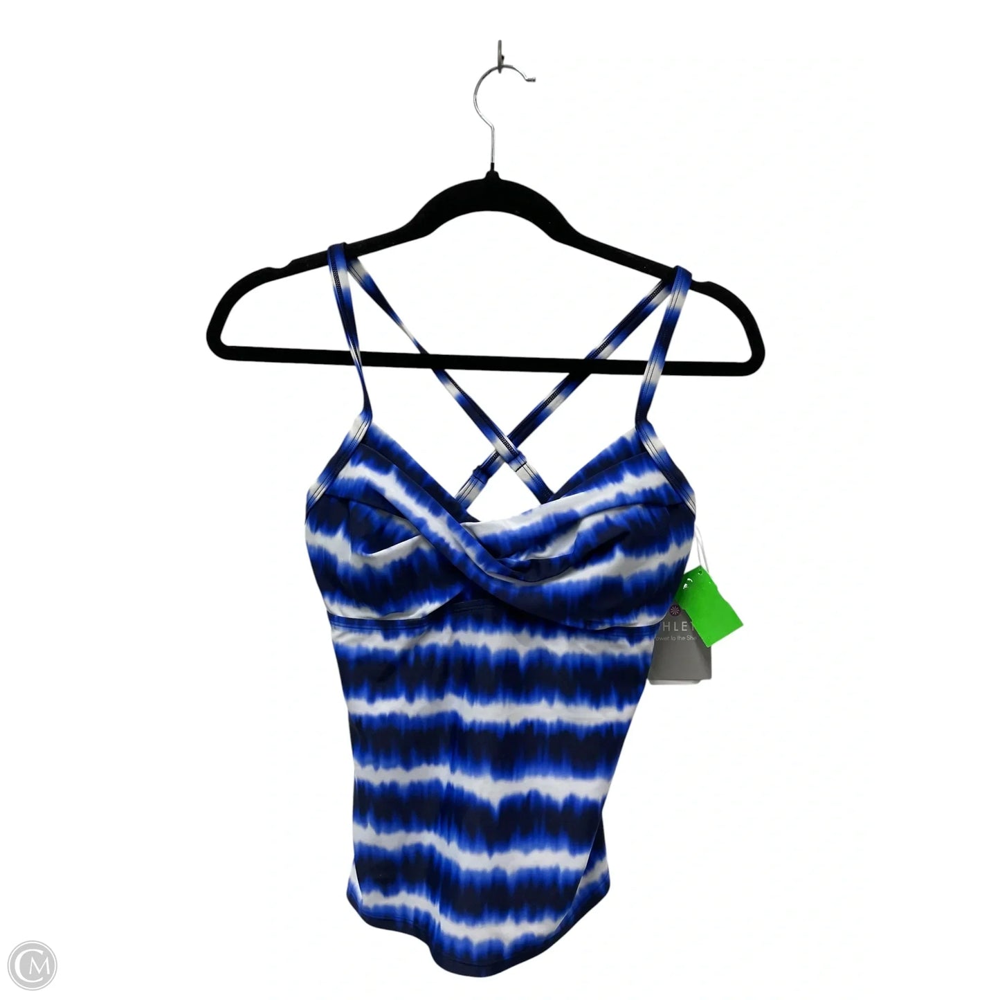 Swimsuit Top By Athleta In Tie Dye Print, Size: S