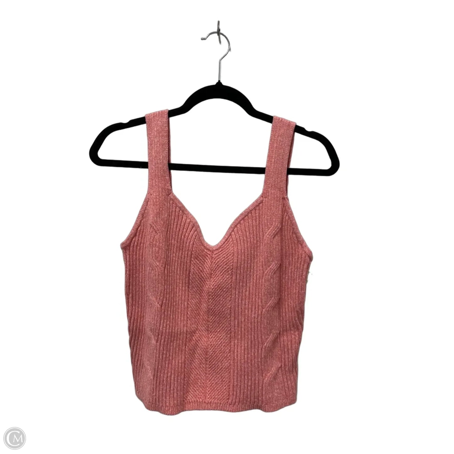 Top Sleeveless By Express In Pink, Size: L