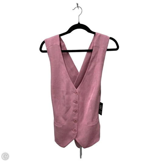 Top Sleeveless By Express In Pink, Size: L