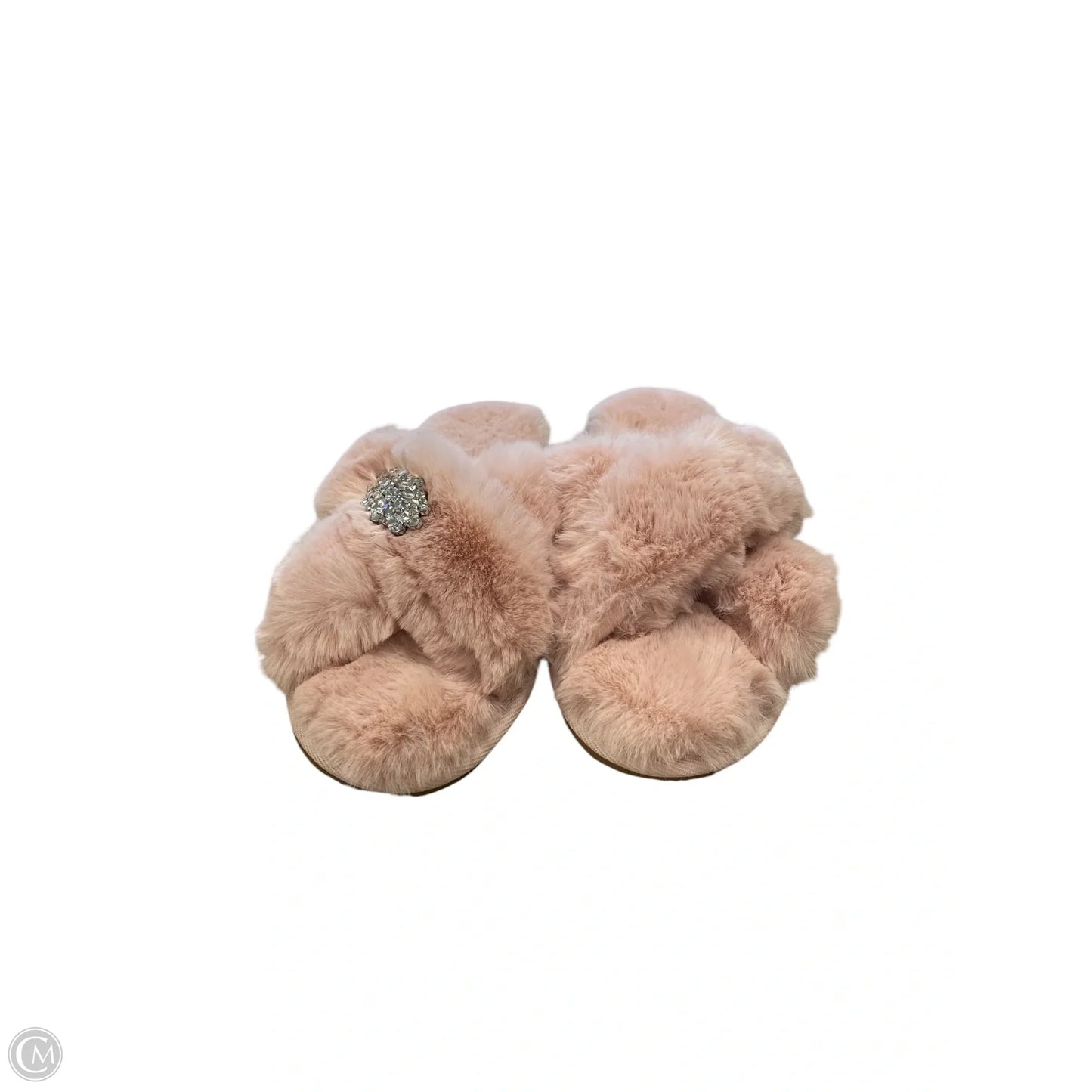 Slippers By Express In Pink, Size: 9.5