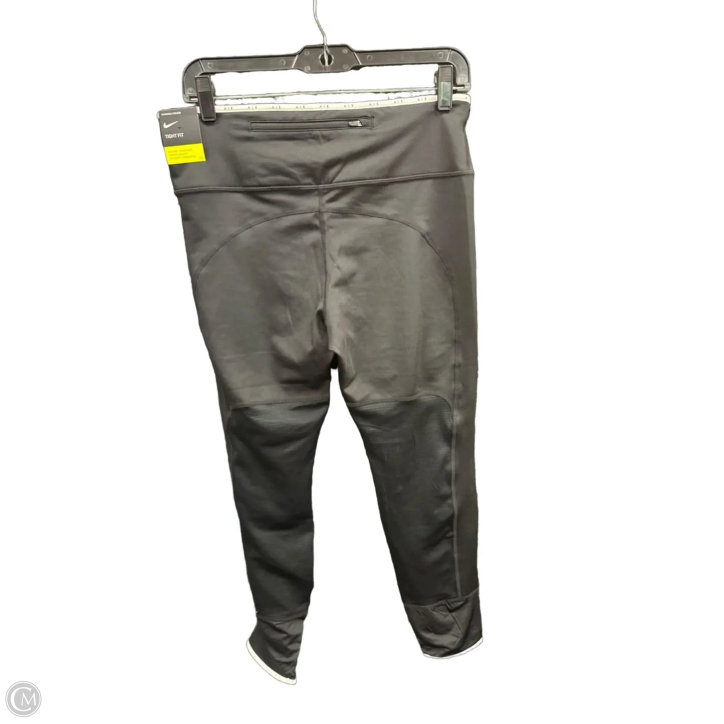Athletic Leggings By Nike Apparel In Black & White, Size: L