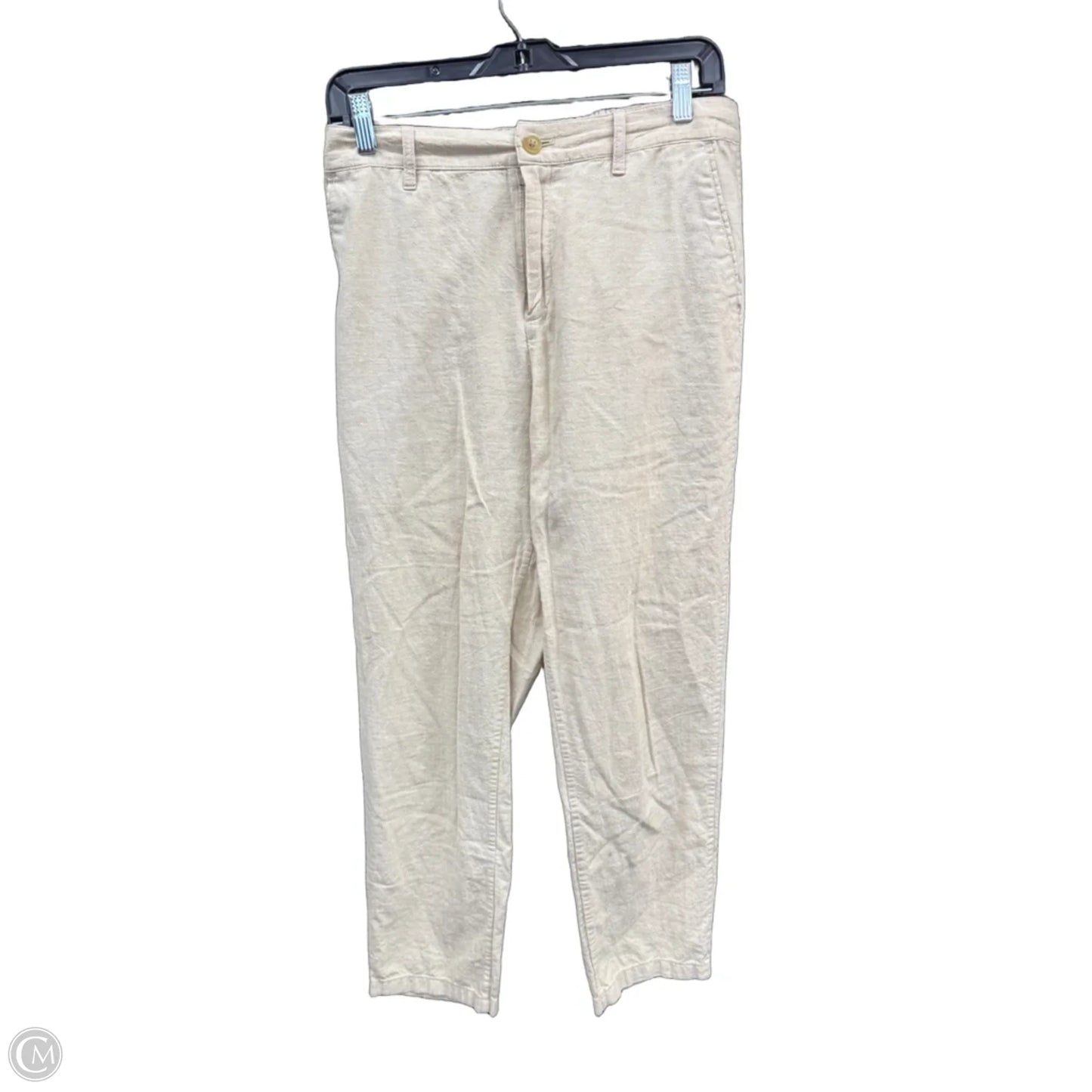 Pants Linen By Uniqlo In Tan, Size: M