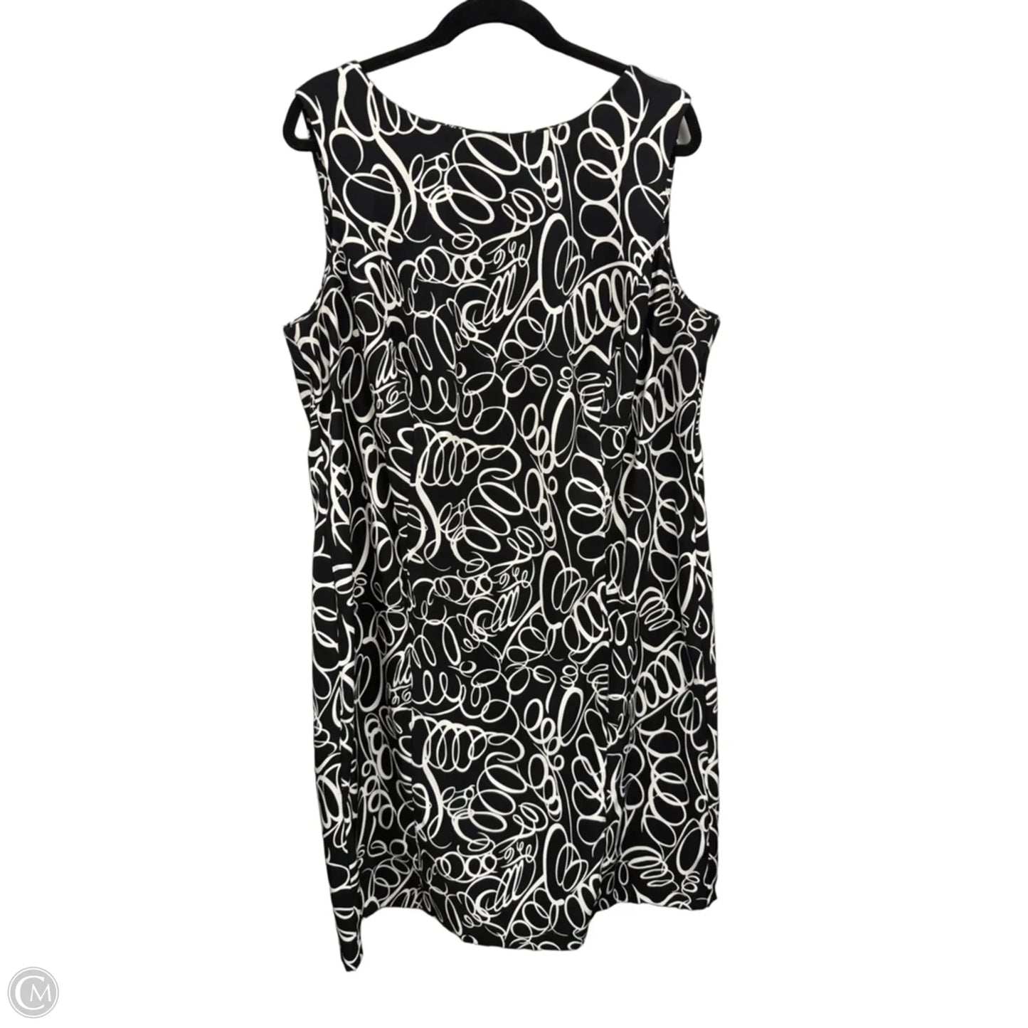 Dress Casual Midi By Agb In Black & White, Size: 18
