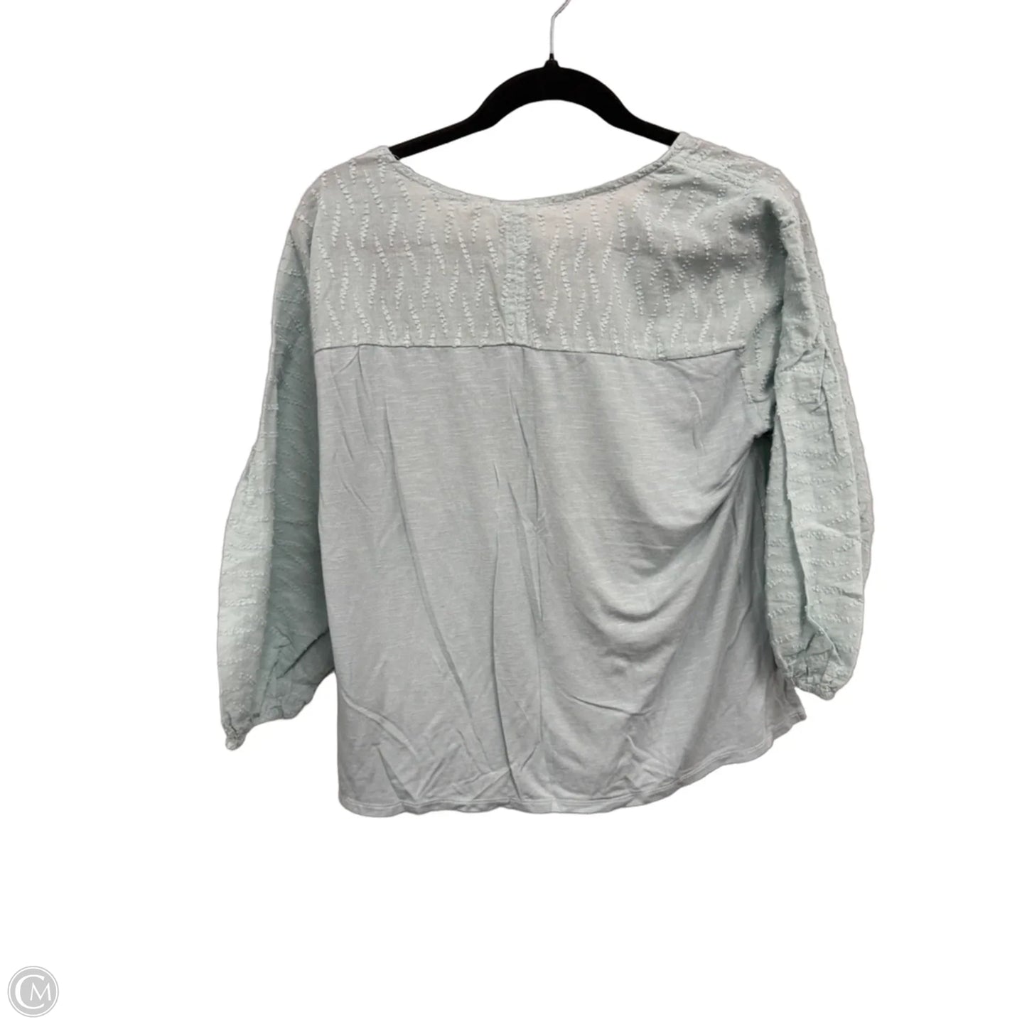 Blouse 3/4 Sleeve By Dolan Left Coast In Green, Size: M