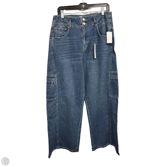 Jeans Wide Leg By Habitual In Blue Denim, Size: 12