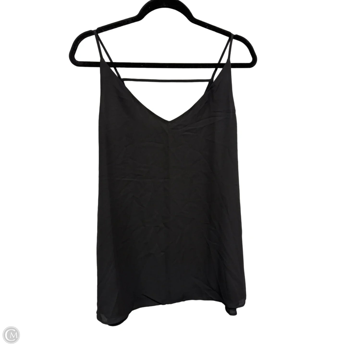 Blouse Sleeveless By Loft In Black, Size: Xl